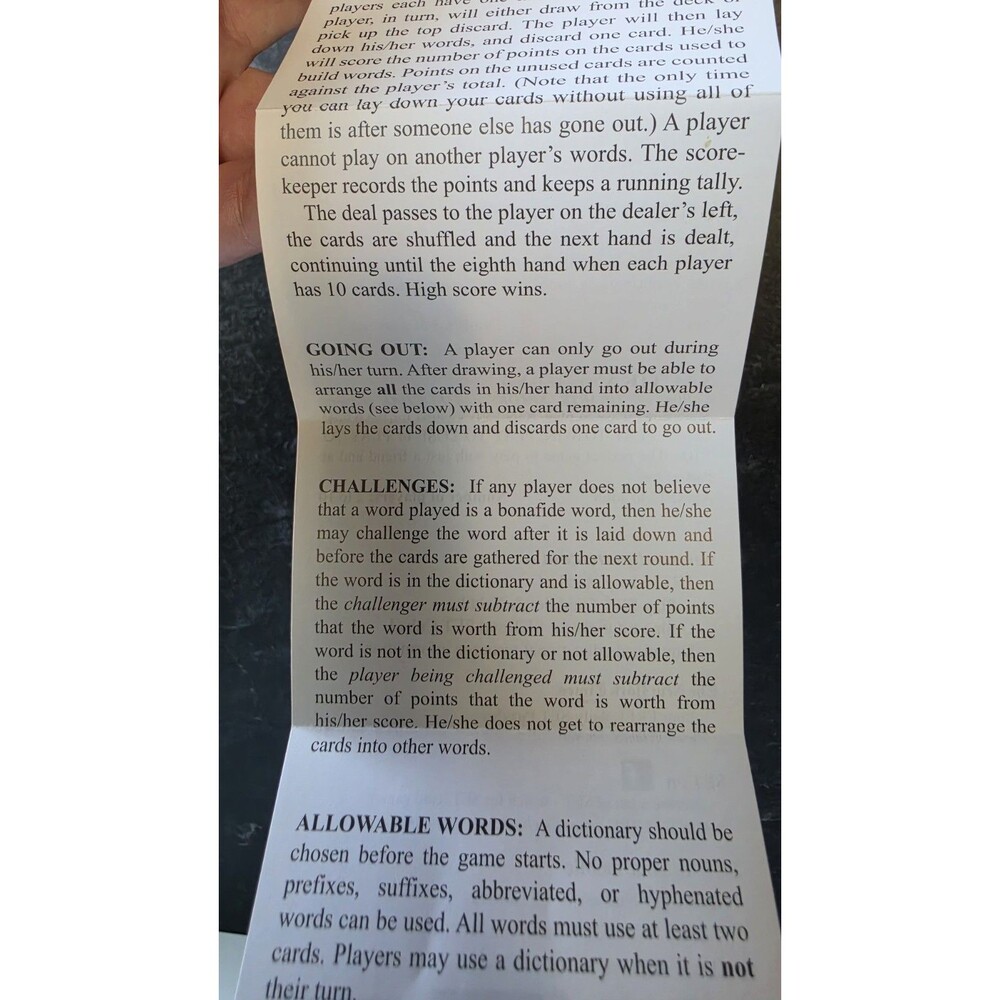 Quiddler Word Game USED - Picture 8 of 11